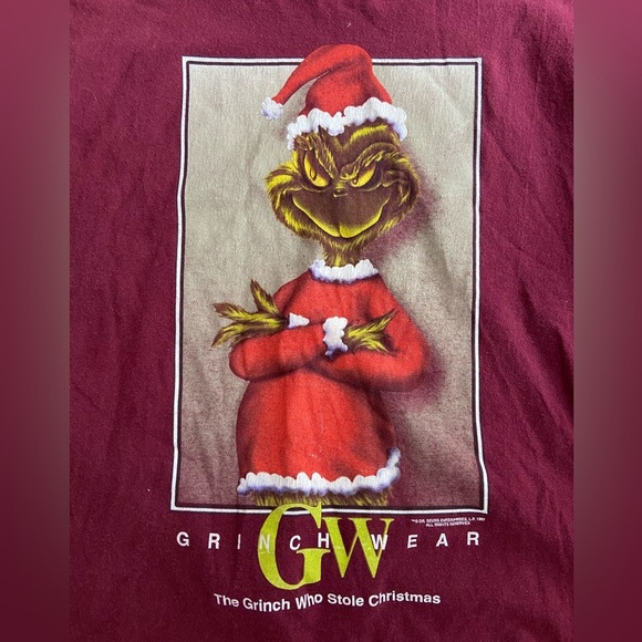 Vintage 1997 the grinch graphic tee shirt size XL - Picture 2 of 4